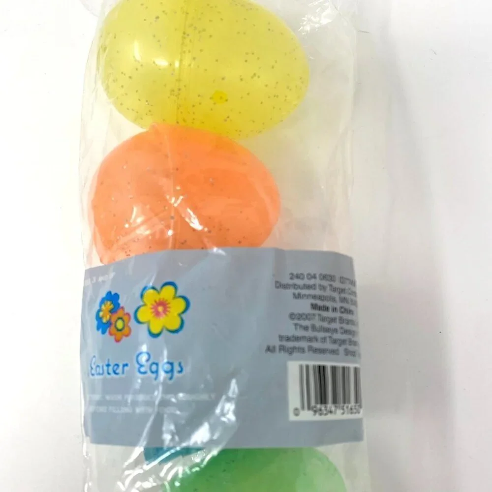 Target Sparkle Plastic Easter Eggs Fillable Treats Party